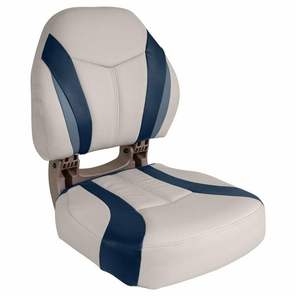 Wise Premier Pontoon Series Torsa Boat Seat, Platinum Midnight Coalt BM11009-986